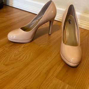 Light Pink/Nude Platform Heels